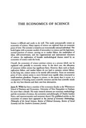 book The Economics of Science Methodology and Epistemology as if Economics Really Mattered