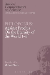 book Against Proclus on the eternity of the world