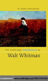 book The Cambridge introduction to Walt Whitman