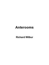 book Anterooms: new poems and translations