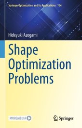 book Shape Optimization Problems