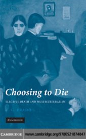 book Choosing to die: elective death and multiculturalism