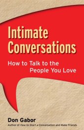 book Intimate conversations how to talk to the people you love