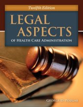 book Legal aspects of health care administration