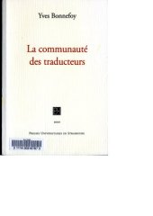 book La communauté des traducteurs