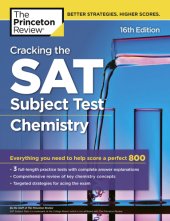 book The Princeton Review: cracking the SAT subject test in chemistry