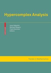 book Hypercomplex analysis