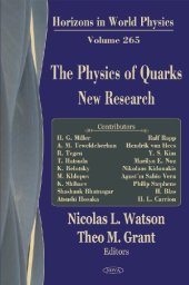 book The Physics of Quarks: New Research