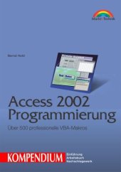 book Access 2002 Programmierung Kompendium, m. CD-ROM