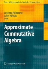 book Approximate Commutative Algebra