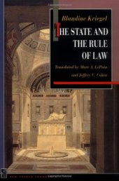 book The State and the Rule of Law