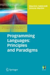 book Programming Languages: Principles and Paradigms