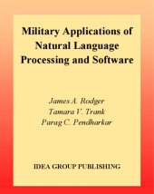 book Military applications of natural language processing and software