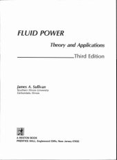 book Fluid Power: Theory and Applications