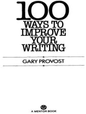 book 100 Ways to Improve Your Writing