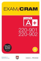 book CompTIA A+ 220-901 and 220-902 exam cram