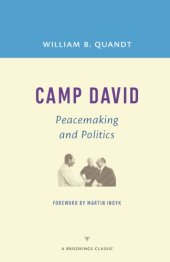 book Camp David: peacemaking and politics