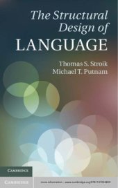 book The Structural Design of Language