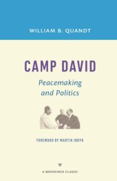 book Camp David: peacemaking and politics