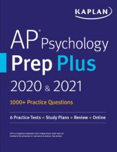 book AP Psychology Prep Plus 2020 & 2021