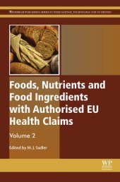 book Foods, nutrients and food ingredients with authorised EU health claims vol 2