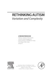 book Rethinking autism variation and complexity