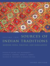 book Sources of Indian Traditions, Volume 2