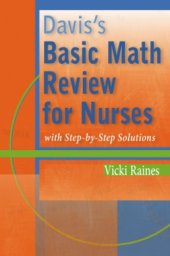 book Davis's Basic Math Rev for Nurses with Step-by-Step Solutions