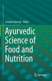 book Ayurvedic Science of Food and Nutrition