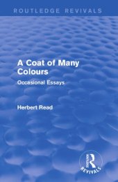 book Coat of Many Colours: Occasional Essays