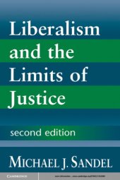 book Liberalism and the limits of justice