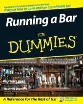 book Running a Bar For Dummies