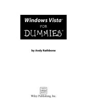 book Windows Vista for dummies: a reference for the rest of us