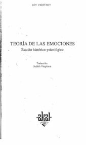 book Teoría de las emociones