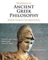 book Readings in ancient greek philosophy - from thales to aristotle