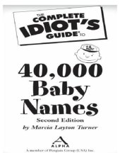 book The complete idiot's guide to 40,000 baby names