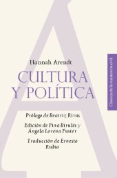 book Cultura y política