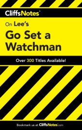 book CliffsNotes on Lee's Go Set a Watchman