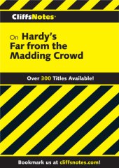 book CliffsNotes on Hardy's Far from the Madding Crowd