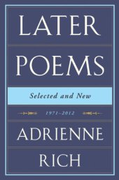 book Later poems: selected and new, 1971-2012