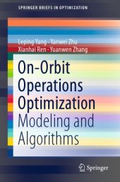 book On-Orbit Operations Optimization Modeling and Algorithms