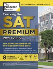 book Cracking the SAT Premium Edition with 8 Practice Tests, 2019