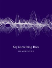 book Say Something Back