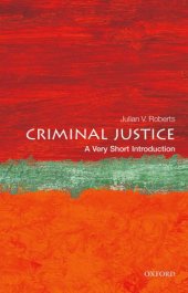 book Criminal justice a very short introduction