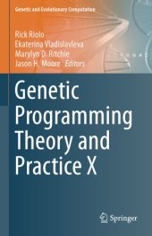 book Genetic programming theory and practice X