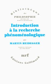 book Introduction à la recherche phénoménologique