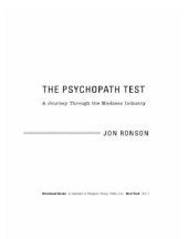 book The Psychopath Test: a Journey Through the Madness Industry