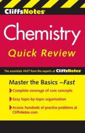 book CliffsNotes Chemistry Quick Review