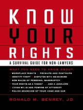 book Know your rights: a survival guide for non-lawyers