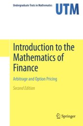 book Introduction to the mathematics of finance: arbitrage and option pricing